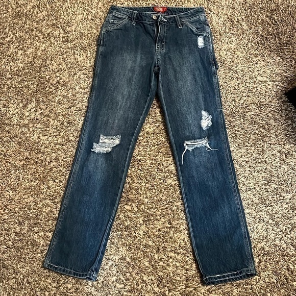 Dickies Girl Carpenter Jeans SZ 12 - Picture 1 of 7